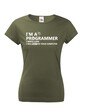 Dámske tričko - Som programátor
