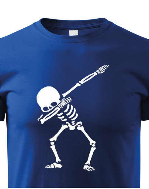 Detské tričko s potlačou kostry