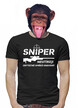 Pánske tričko Sniper - Neutekaj, zbytočne umrieš unavený