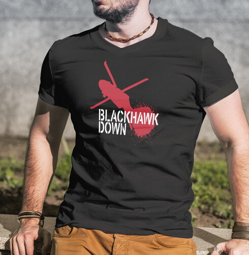 Pánske army tričko Blackhawk Down