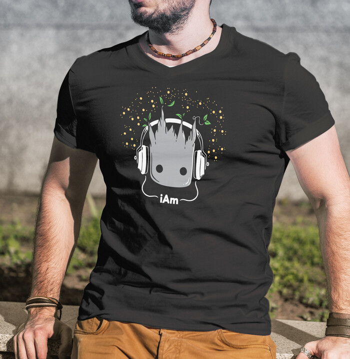Pánske tričko Groot z filmu Strážcovia galaxie
