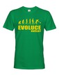Pánské tričko pre kuželkárov Evolúcia kolky
