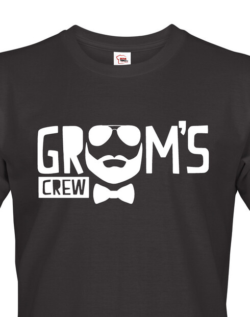 Pánske tričko na rozlúčku Grooms crew