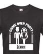 Pánske tričko pre ženícha Game over party