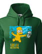 Dámská mikina Bart a Nirvana