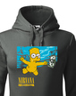 Dámská mikina Bart a Nirvana