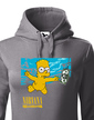 Dámská mikina Bart a Nirvana