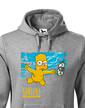 Pánská mikina Bart a Nirvana