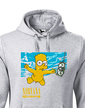 Pánská mikina Bart a Nirvana