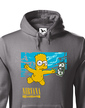 Pánská mikina Bart a Nirvana