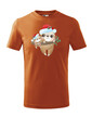 Detské tričko Vianočný leňochod