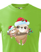 Detské tričko Vianočný leňochod