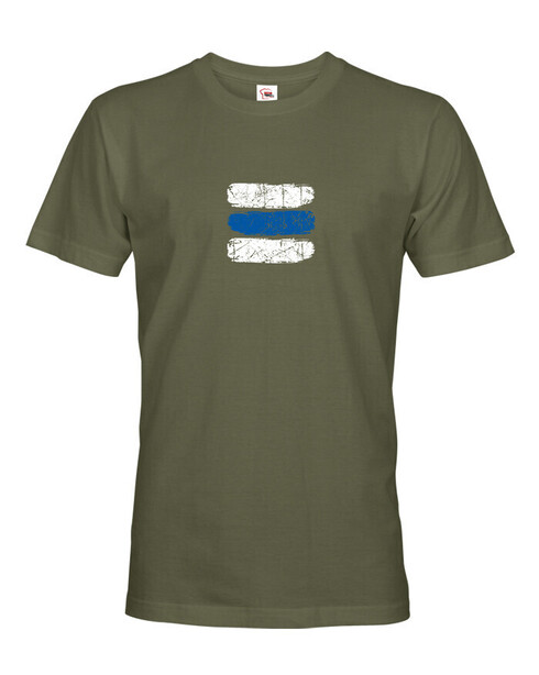 Pánské tričko Turistická značka - modrá