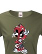 Dámské tričko Rockový Deadpool