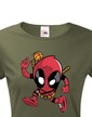 Dámské tričko Deadpool basketbal