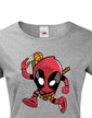 Dámské tričko Deadpool basketbal