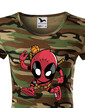 Dámské tričko Deadpool basketbal