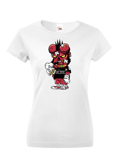 Dámské tričko Deadpool Hellboy