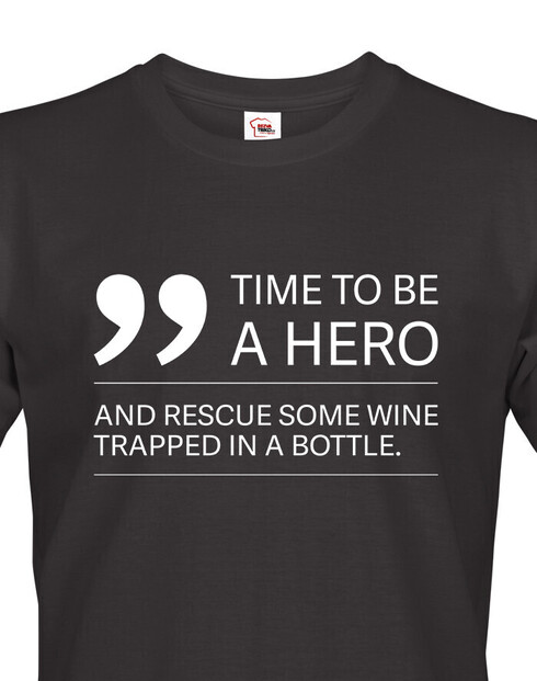 Pánské tričko Time to be hero