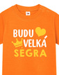 Tričko pro miminka s potiskem Budu velká ségra