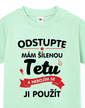 Tričko pro miminka Mám šílenou tetu