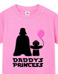 Tričko pro miminka s potiskem Star Wars Daddys Princess