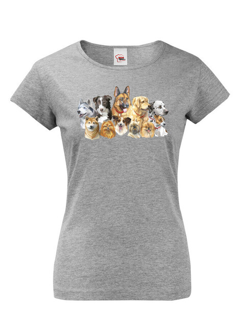 Dámské tričko Psi