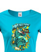 Dámské tričko Vtipný krokodíl