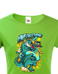 Dámské tričko Vtipný krokodíl
