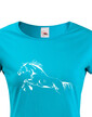 Dámské tričko Kôň skok