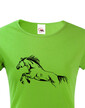 Dámské tričko Kôň skok