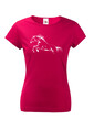 Dámské tričko Kôň skok