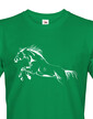 Pánské tričko Kôň skok