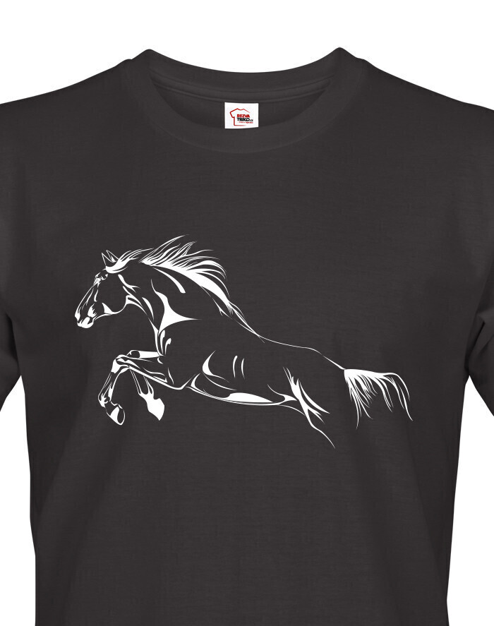 Pánské tričko Kôň skok