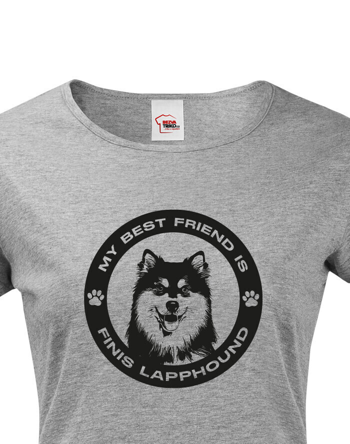 Dámské tričko Lapinkoira guľatý motív