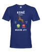 Pánské tričko Kone volajú...