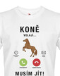 Pánské tričko Kone volajú...