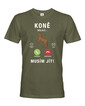 Pánské tričko Kone volajú...
