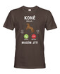 Pánské tričko Kone volajú...