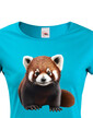 Dámské tričko Červená panda 2