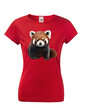 Dámské tričko Červená panda 2