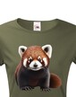 Dámské tričko Červená panda 2