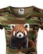 Dámské tričko Červená panda 2