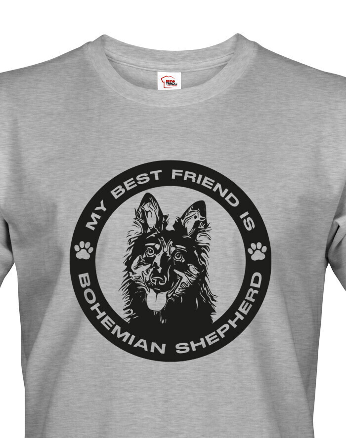 Pánské tričko Chodský pes guľatý