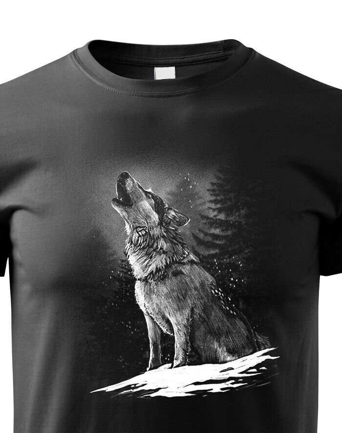 Dětské tričko Vlk