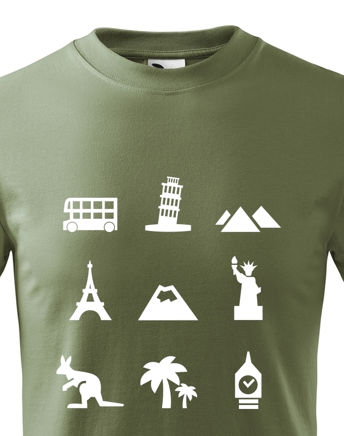 Detské tričko Cestovanie