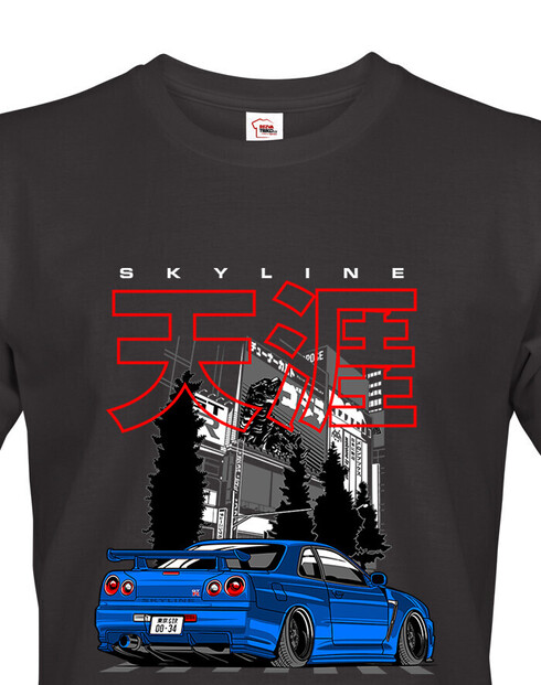 Pánské tričko Nissan Skyline R34 Stance