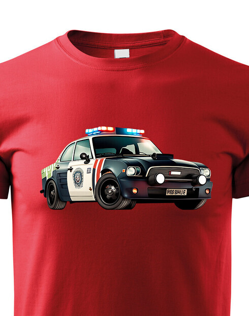 Dětské triko Policejní auto