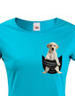 Dámské tričko Labrador v kapsičce