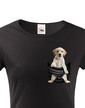Dámské tričko Labrador v kapsičce